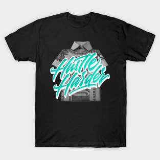 Hustle Harder Clear Jade Retro Sneaker T-Shirt